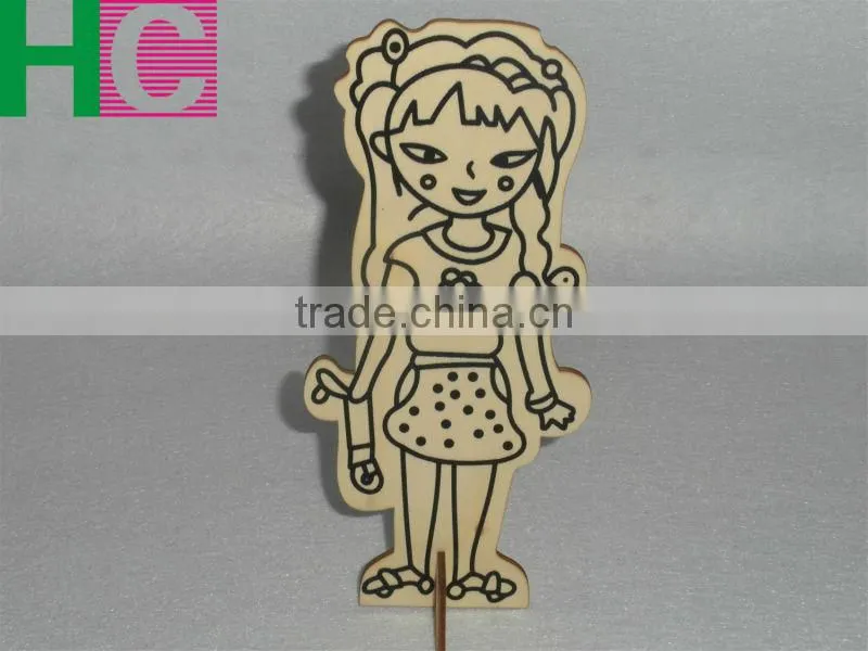 2015 wood craft set/wood craft painting,kids wooden toy painting