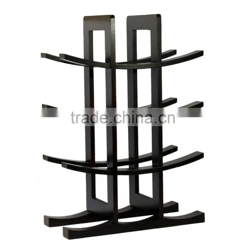 Hot sale eco-friendly bamboo wine bottle holder bamboo wine rack