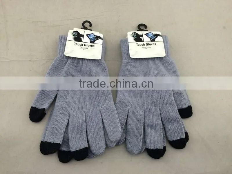 specialty custom practical mobile phone and tablet computer touch screen gloves