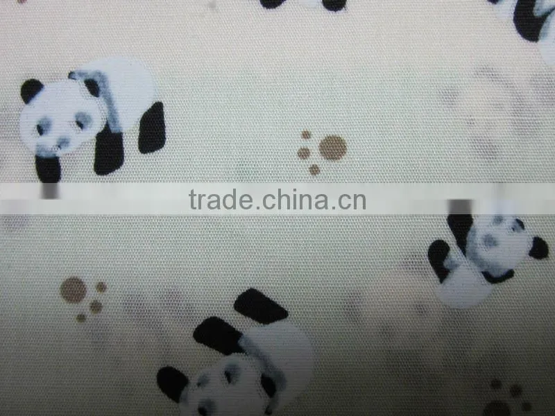 Cute Panda Cotton Printed Cotton Cloth
