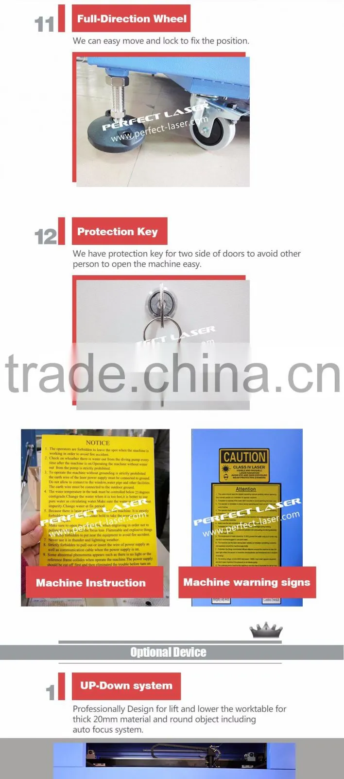 20 years factory non metal co2 laser engraving cutting machine