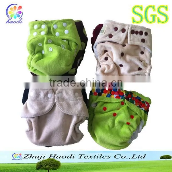 Hot Wholesale Polyester Reusable baby reusable nappies