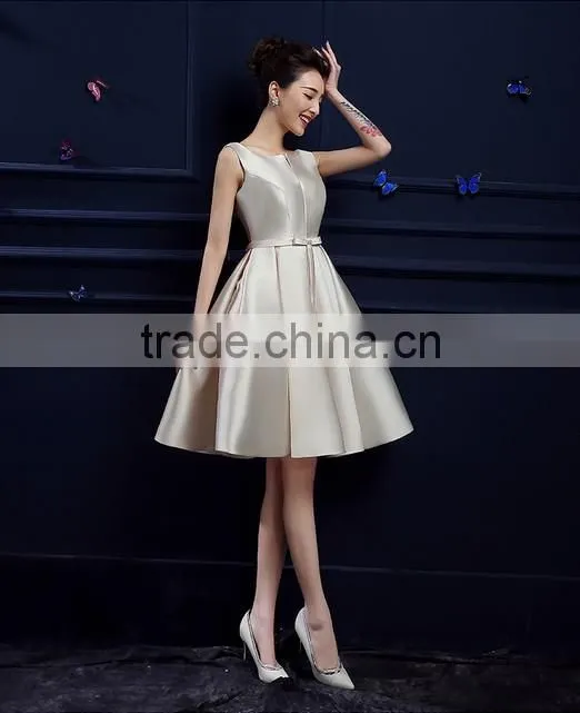 sexy women short satin designer prom dress patterns