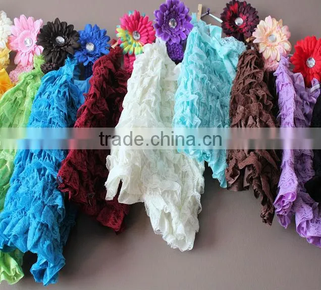 New Arrivals Lace Baby Petti Romper Hot Sale Baby Girl Lace Romper