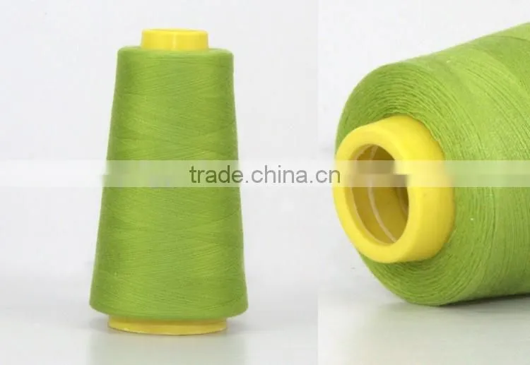 40s/2 100% spun polyester sewing thread from china manufacture