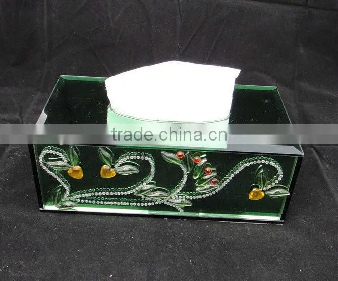tissue box and cup holder