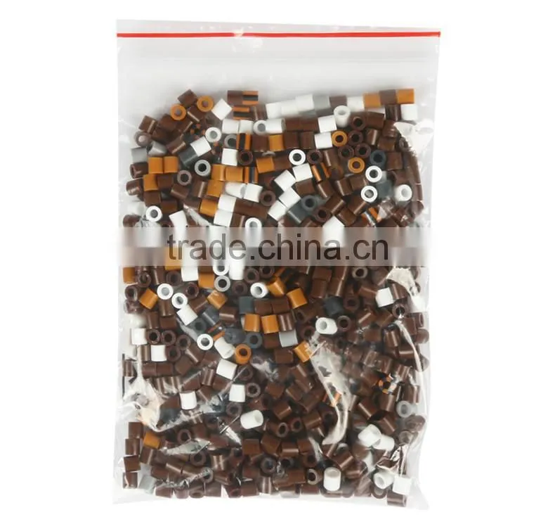 Diyfashion 5mm hama perler fuse beads Motorcycle set with puzzle iron paper and twezzer hama beads toys for kids 18034