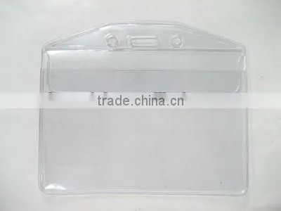 white id badge lanyard and pouch id hanger with series color