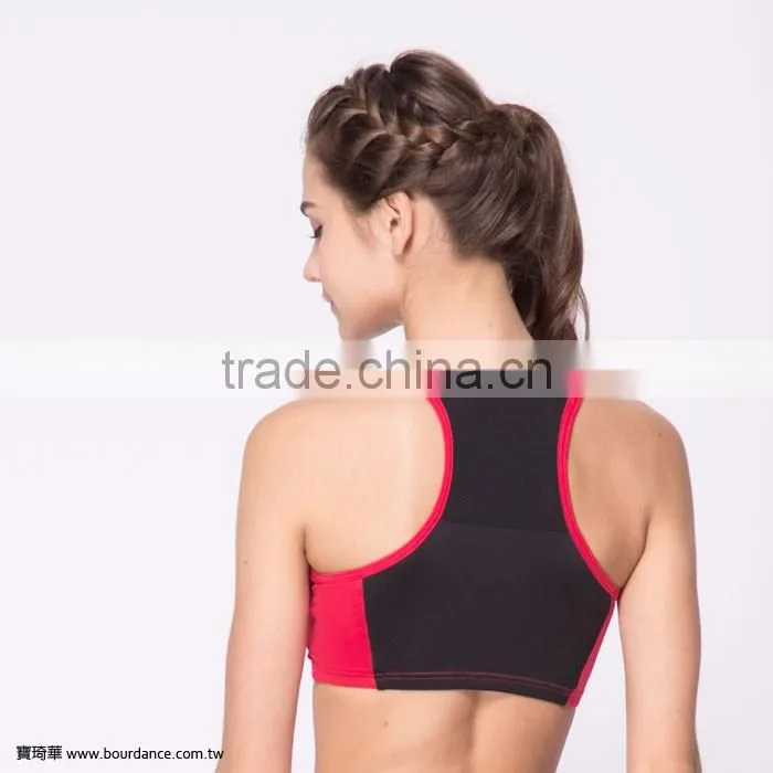 Workout clothing 2 tone yoga bra tops