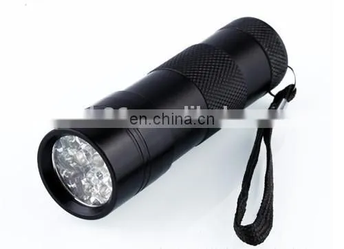 Best selling mini led flashlight torches 12UV purple led torch