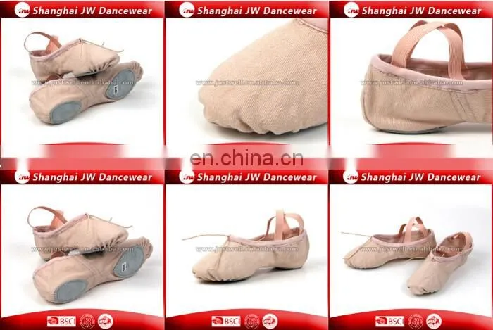 Ladies &girl Stretch Canvas Ballet Shoes pink ballet slipper