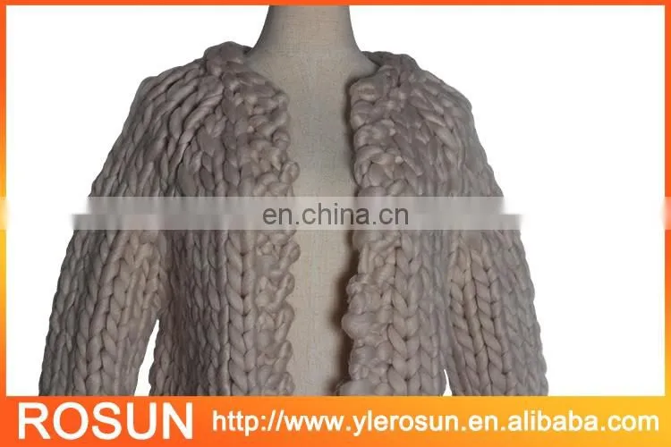 Supplier Soft 100% Wool Handmade Sweater for Babies