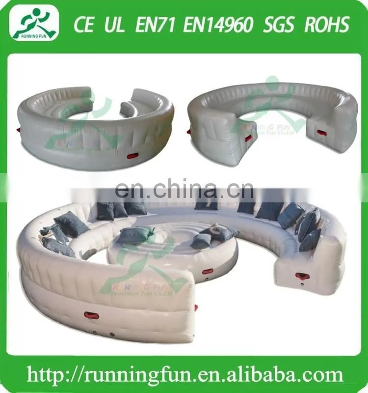 Giant advertising inflatable chair, inflatable Chesterfield sofa