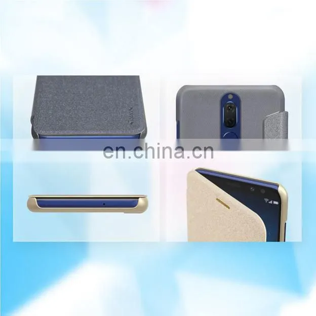 Ultrathin PU Leather + PC Cover Phone Case for Huawei Mate 10 Lite