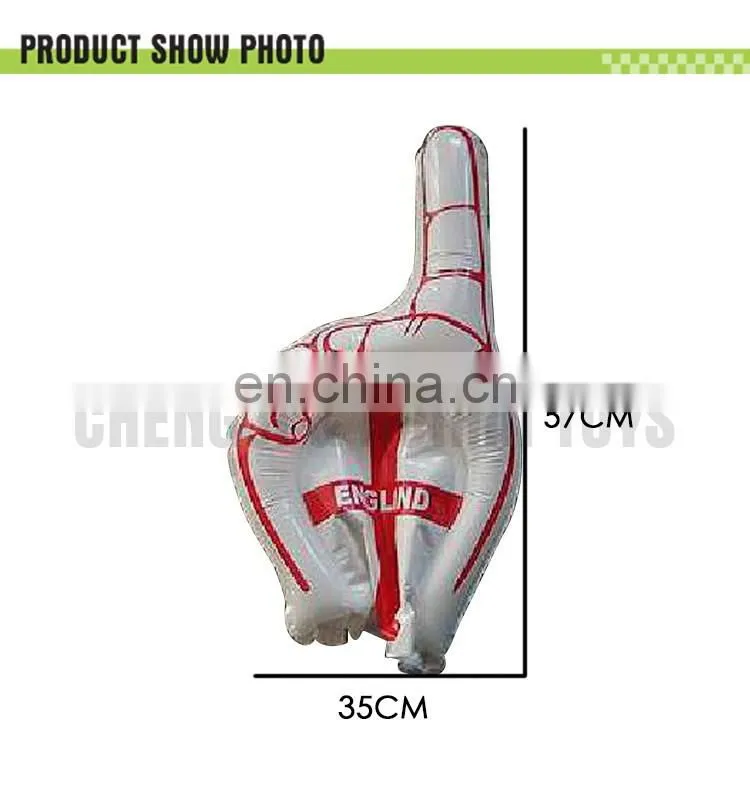 inflatable cheerleading toy wave hand 1 finger big hand for cheering