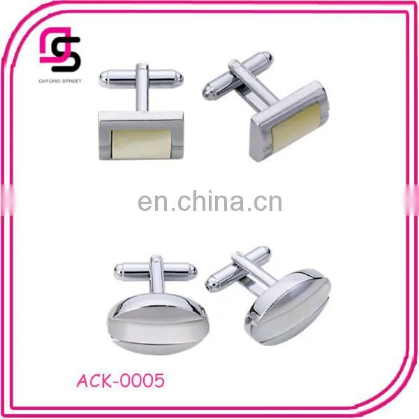 Fashion Zinc Alloy Plated Cufflink for Mens Shirts