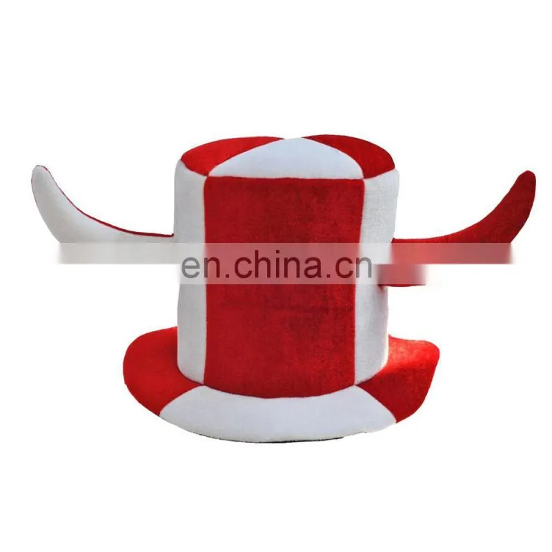 MCH-1011 Party Carnival wholesale custom logo foam hats funny adult jester clown Hats with horns for adults