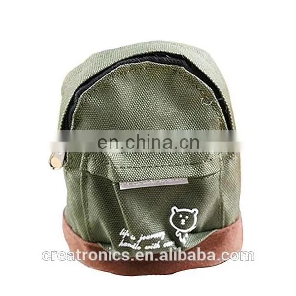 CR Hot selling Girl cheap coin wallet mini key holder backpack