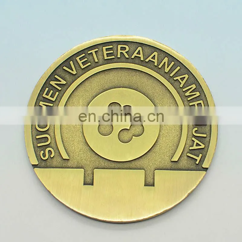 Promotional cheap metal memorabilia coin