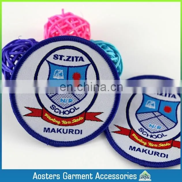 private custom label clothing woven badges