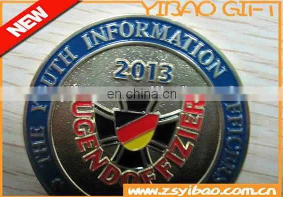 3D antique custom metal stamping coins