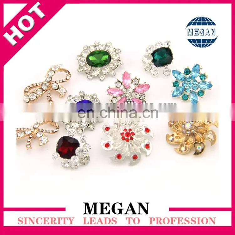 Wholesale flower pearl rhinestone button flat back