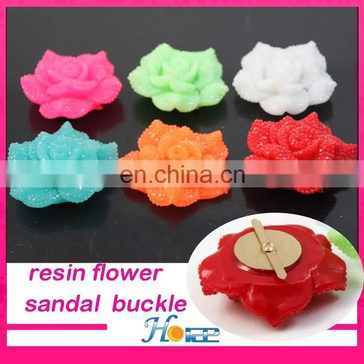 fashion flower flip flop accessories sandal rhinestone decoration cheap shoe accessory