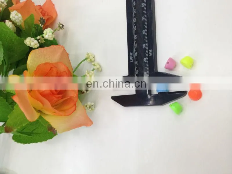 hot sell colorful plasic spike studs glue on clothing bags garment accessories