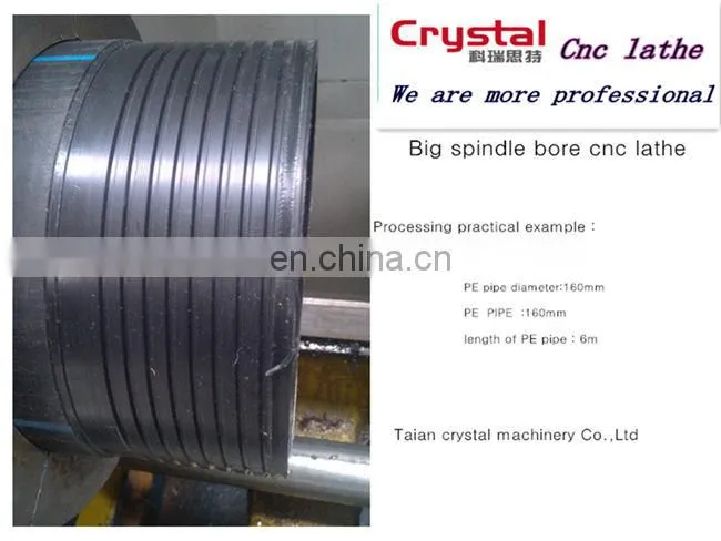 PVC/PE Pipe Threading CNC Lathe Machine Price CYK0660DT