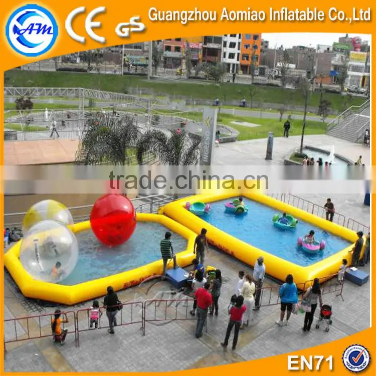 Giant inflatable pool slide for adult inflatable pool islands for sale