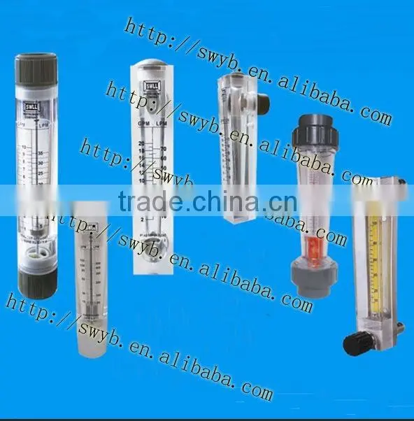 Acrylic liquid rotameter panel type flowmeter