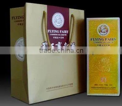Factory sale customized gift paper packing bag for wine