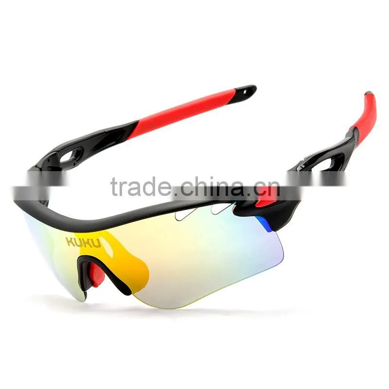 Factory Wholesale OEM UV400 Polarized Outdoor Sport Sun Glass Riding Cycling Glasses