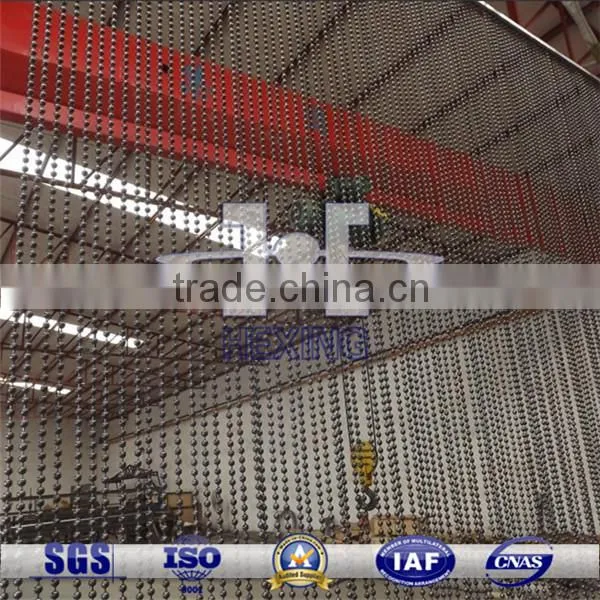 interior decoration aluminium metal bead chain