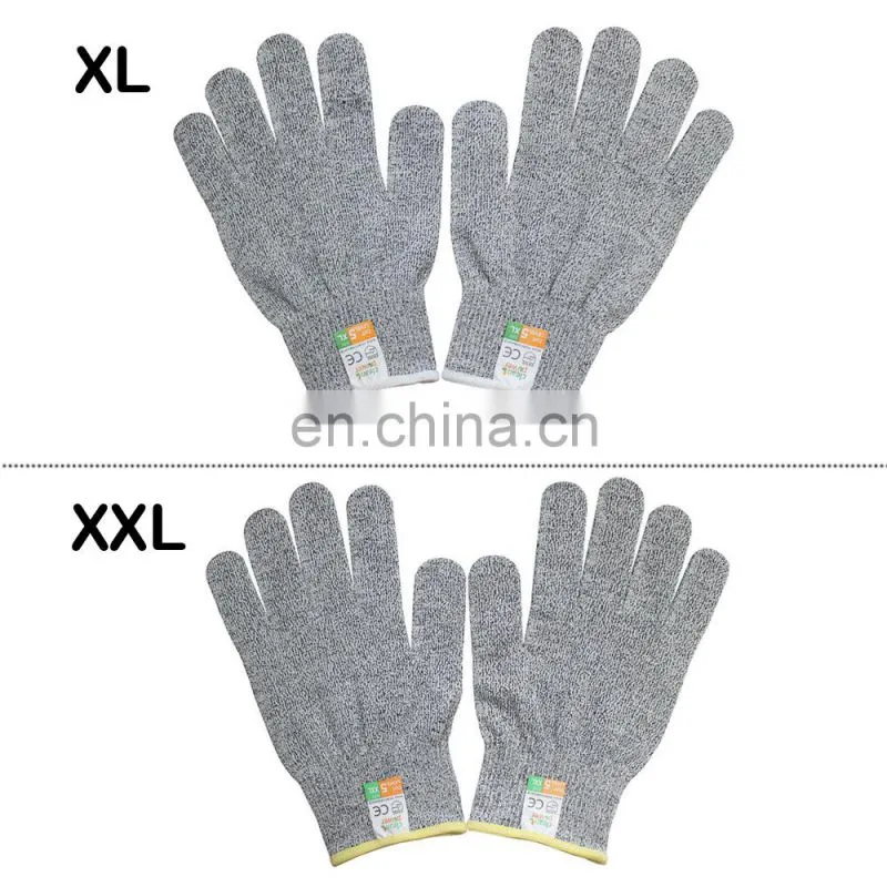 JOHNCOO 5 HDPE Work Gloves EN388 Certified Hand Protection Cut Resistant Safety Gloves