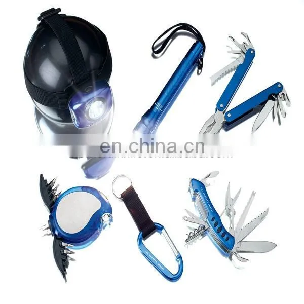 6 pcs outdoor camping useful multifunctional tool set