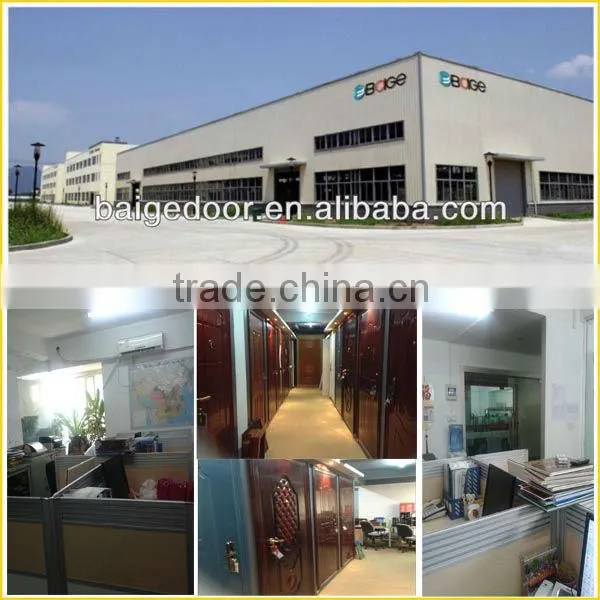 BG-F9035 Tempered Glass Fireplace Interior Door with Fireproof Door Seal