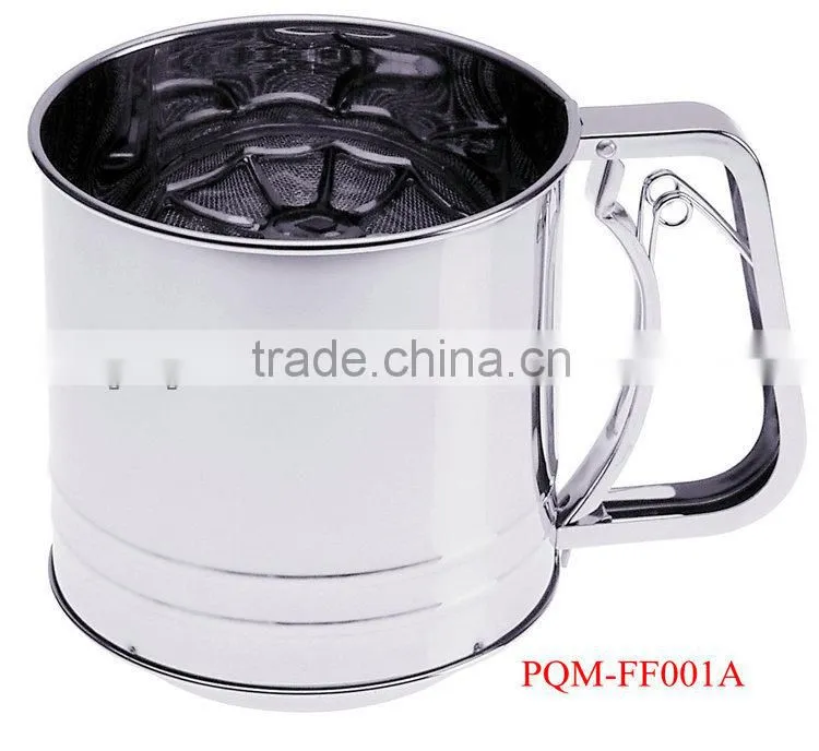 Durability manual stainless steel flour sifter
