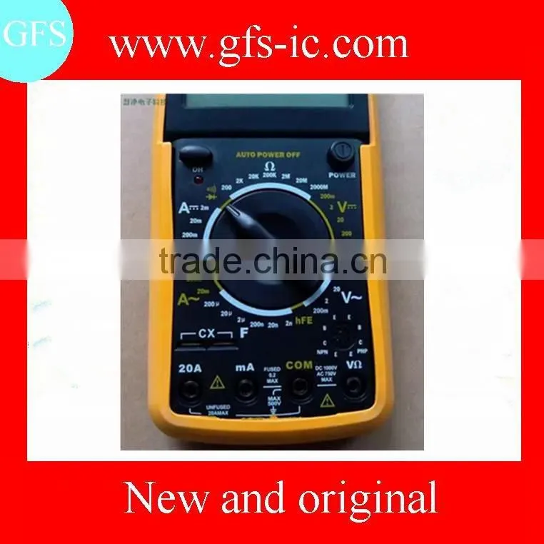 dt9205a Folding large LCD digital multimeter The multimeter with alarm/automatic shutdown/drop set