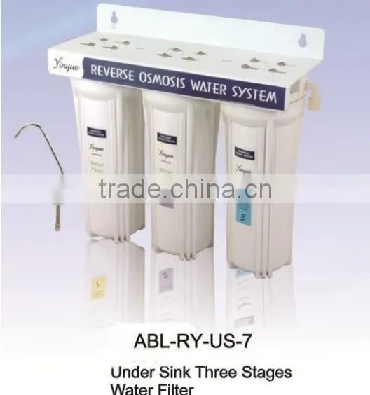 Under sink three stage water filter with faucet RY-US-7