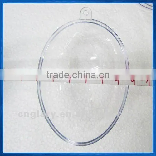 Clear plastic egg,Oeuf en plastique transparent