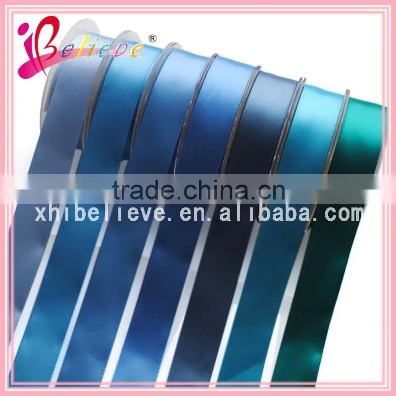 Yiwu market factory wholesale customized size ribbon solid polyester ribbon