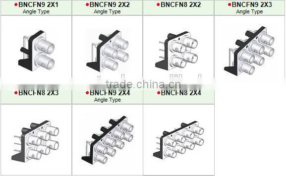 Male Crimp Waterproof BNC Compression Connector for RG59 Coaxial Cable