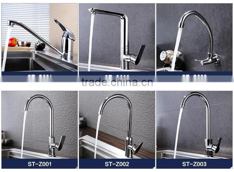 Brass kitchen tap single lever cold water tap