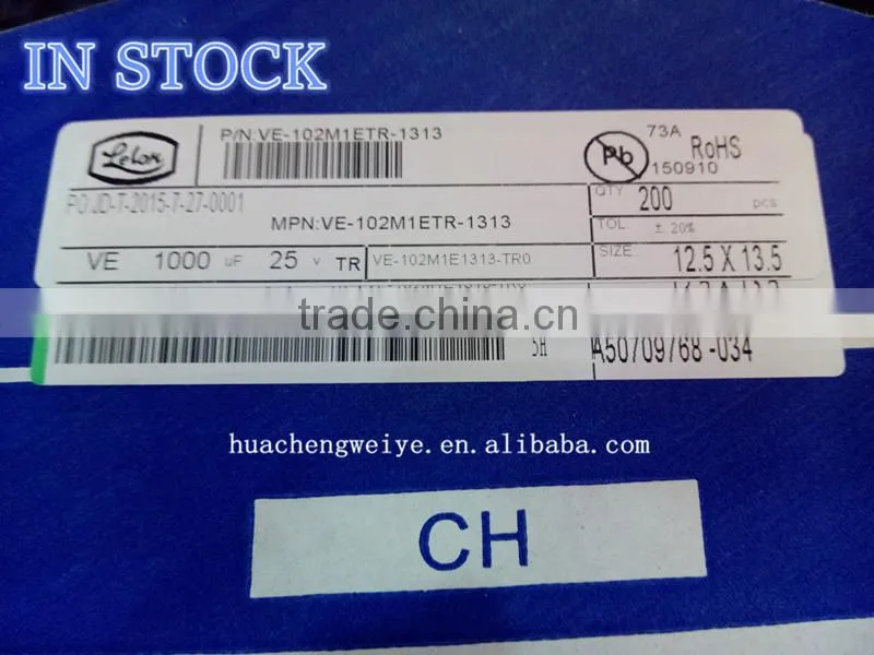 SMD Aluminum electrolytic Capacitors 1000UF 25V 12.5*13.5