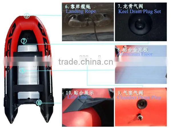 Hotsale Factory Direct Sale New Design 1.2mm PVC Inflatable Boat