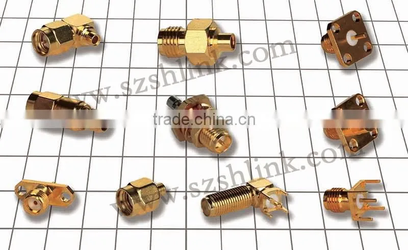SMA jack female waterproof bulkhead connector for RG316 RG174 LMR100 cable