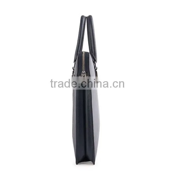 High quality men's genuine leather briefcases for lawyers