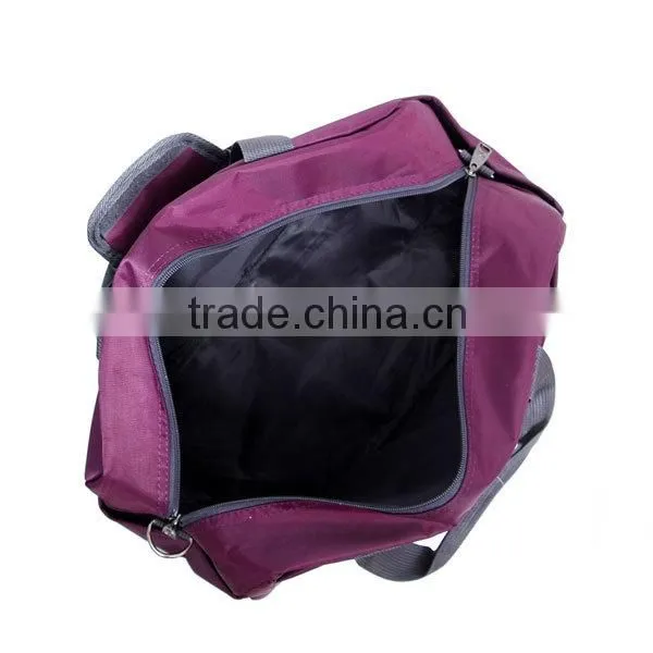 Brand smart nylon waterproof travelling bag mens sports travel bag