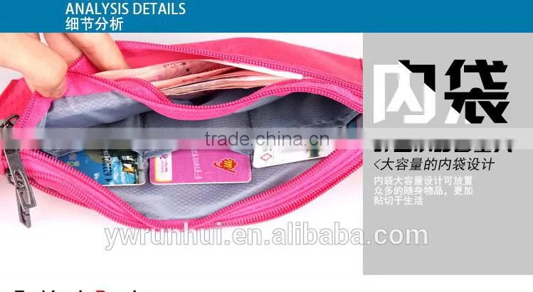 leisure travel fanny pack custom color belt for sport